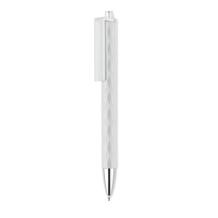 Plastikowy długopis RUBIK MO9201-06 biały