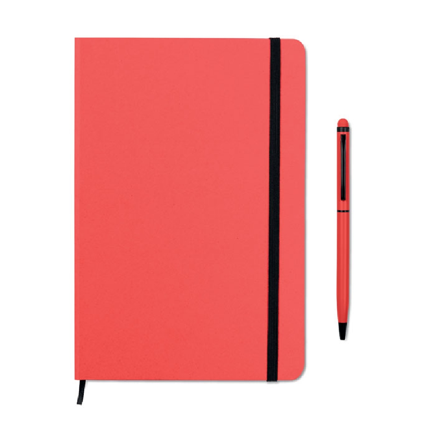 Zestaw notes z długopisem NEILO SET MO9348-05 czerwony
