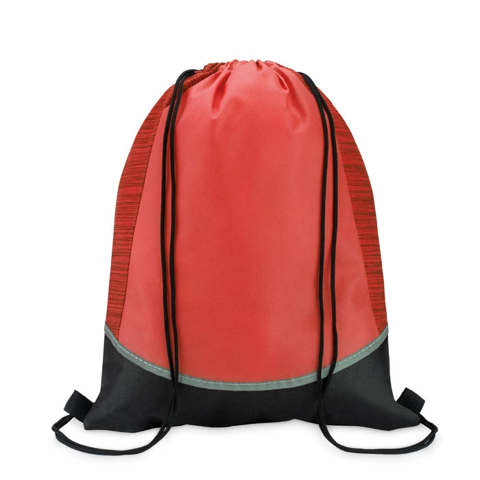Plecak ze sznurkiem WOFFY MO9476-05 czerwony