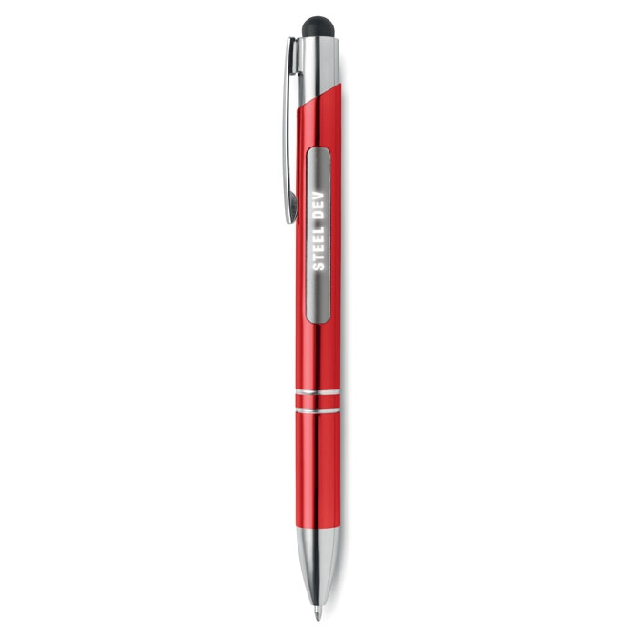 Długopis aluminiowy BERN LIGHT MO9479-05 czerwony