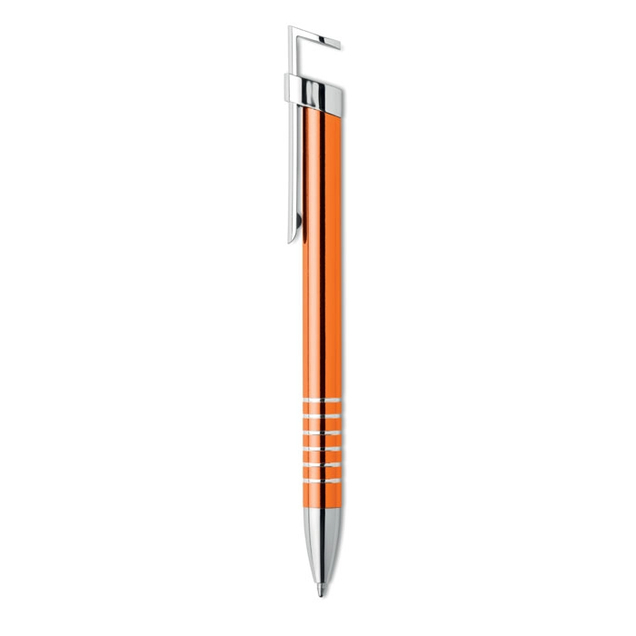 Długopis z uchwytem na telefom STANDY MO9497-10 pomarańczowy