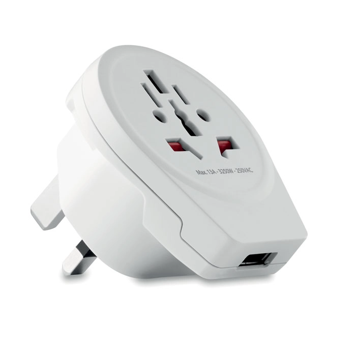 Adapter z USB SKROSS ® MO9637-06 biały