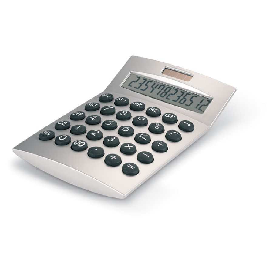 12-to cyfrowy kalkulator BASICS AR1253-16 srebrny
