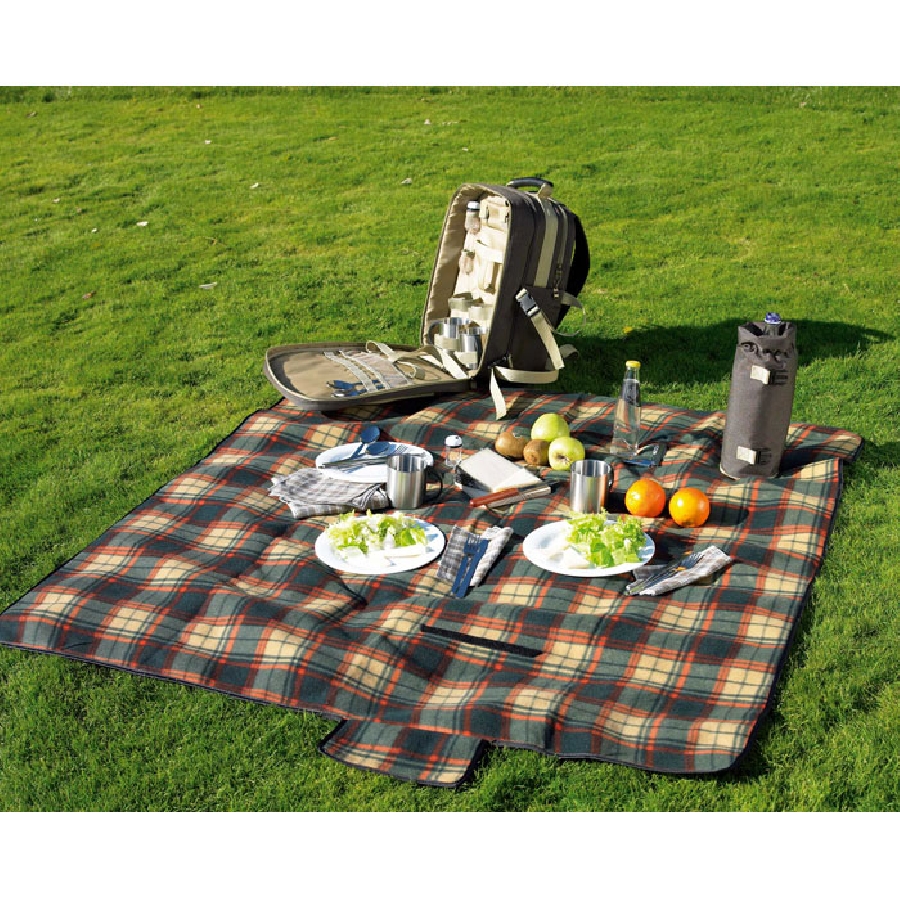 Luksusowy piknikowy plecak HIGH PARK AR1470-01 brązowy