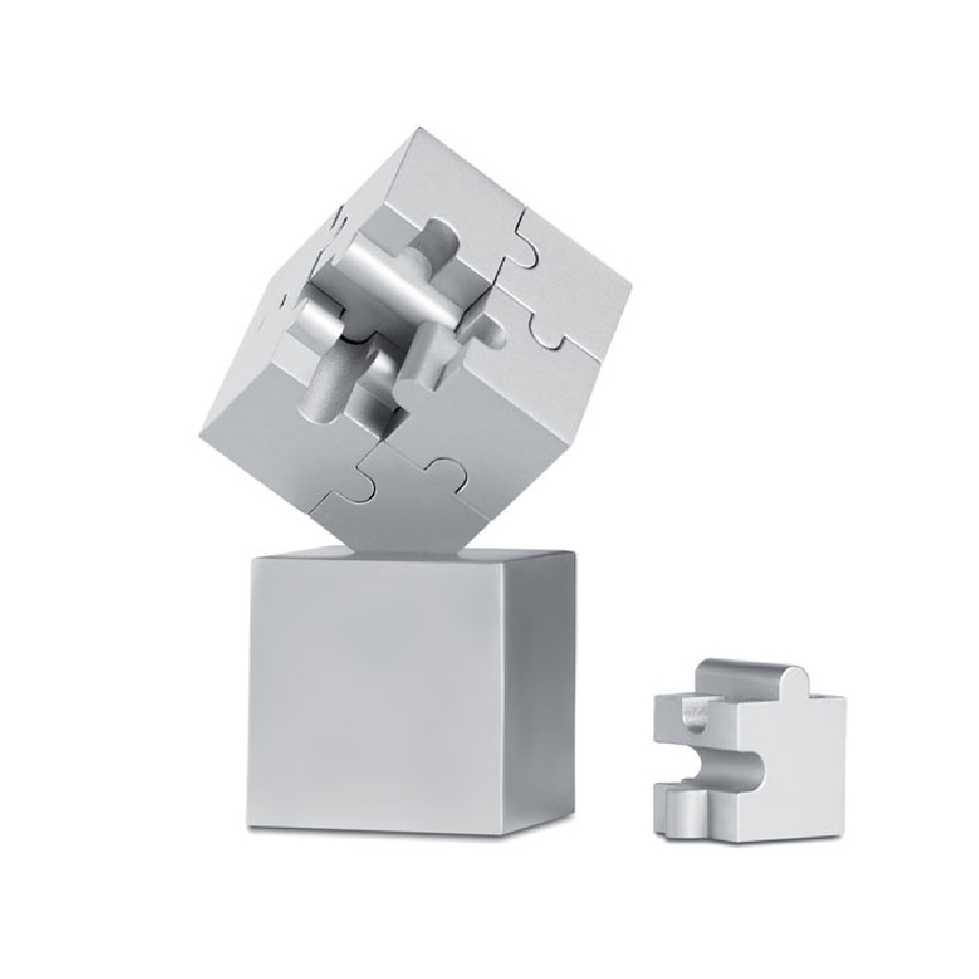 Magnetyczne puzzle 3D KUBZLE AR1810-16 srebrny
