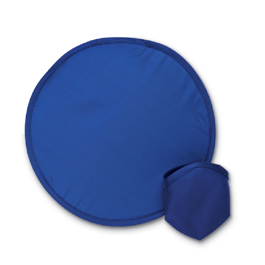 Nylonowe składane frisbee ATRAPA IT3087-04 niebieski