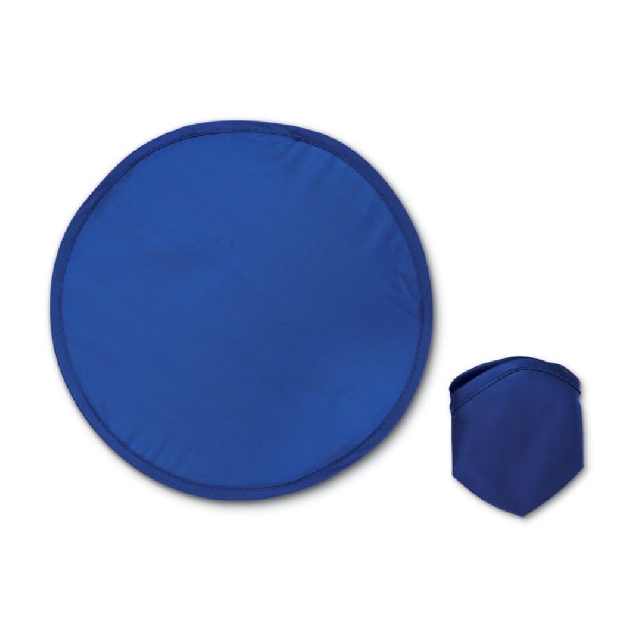 Nylonowe składane frisbee ATRAPA IT3087-04 niebieski