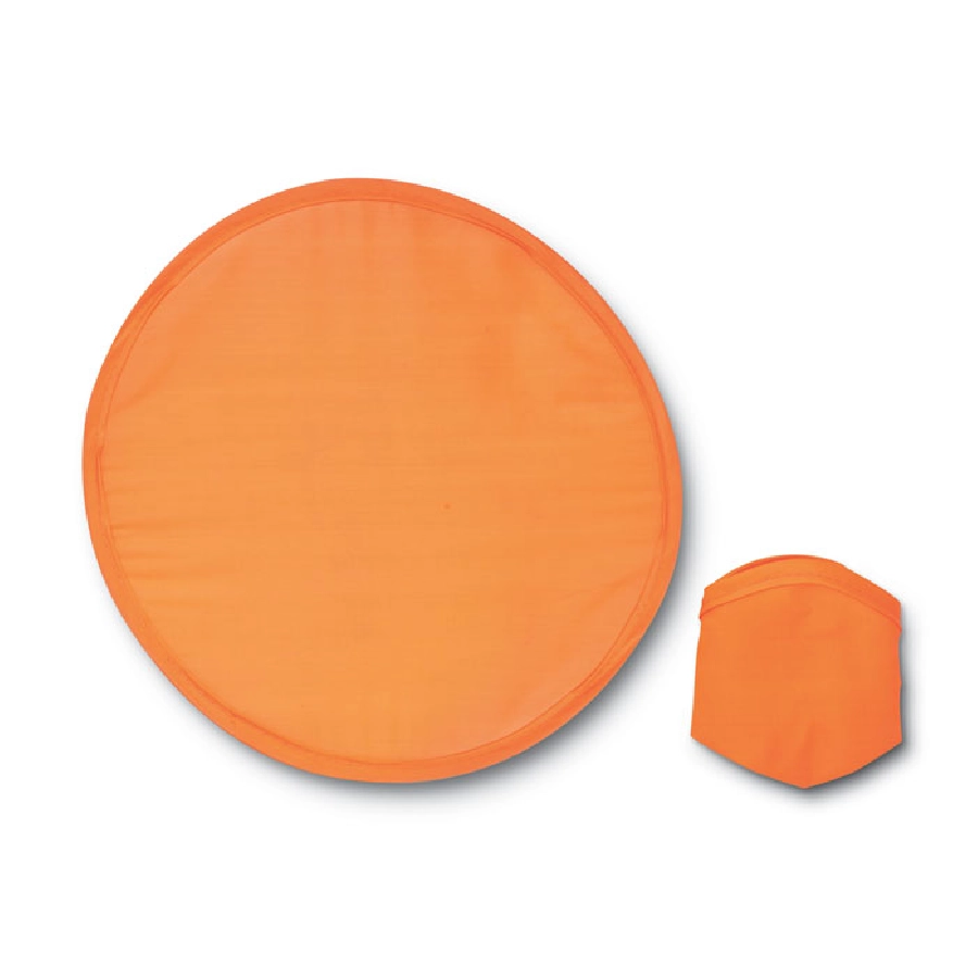 Nylonowe składane frisbee ATRAPA IT3087-10 pomarańczowy