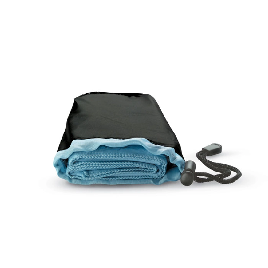 Ręcznik sportowy w etui DRYE KC6333-04 niebieski