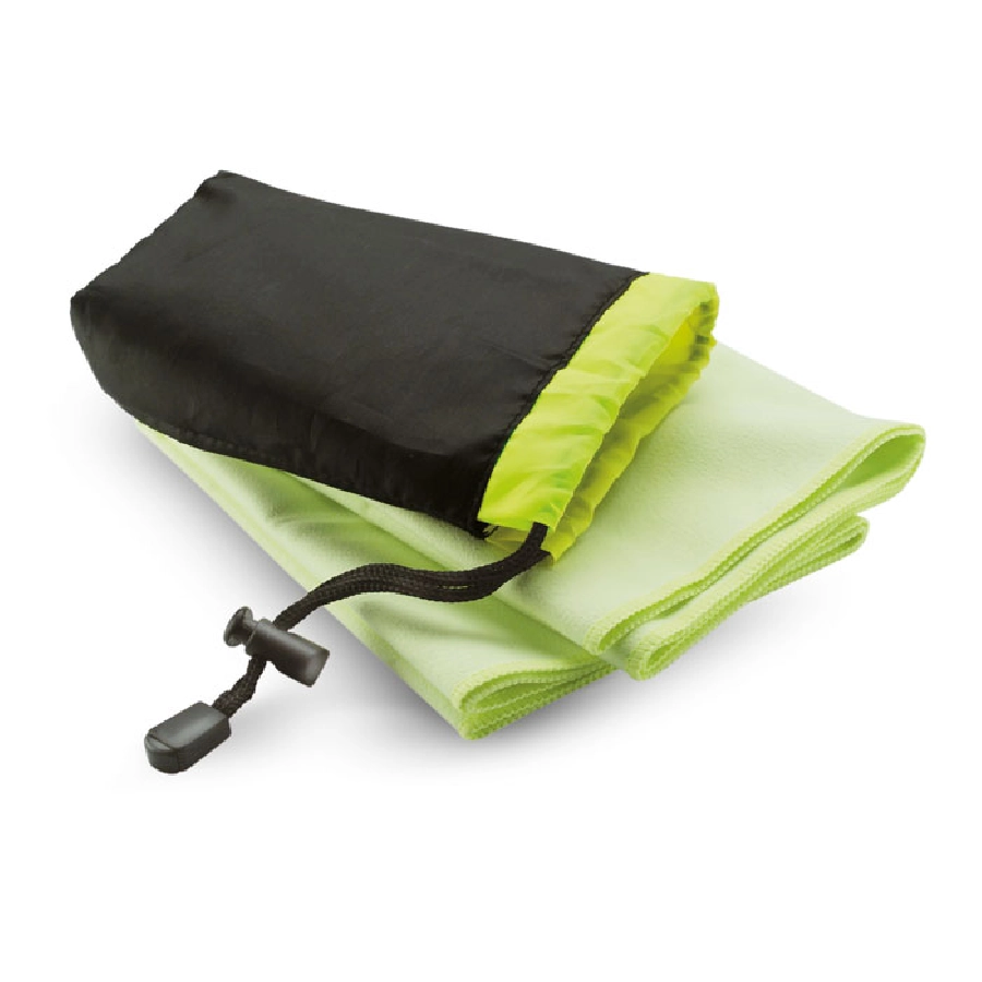 Ręcznik sportowy w etui DRYE KC6333-09 zielony