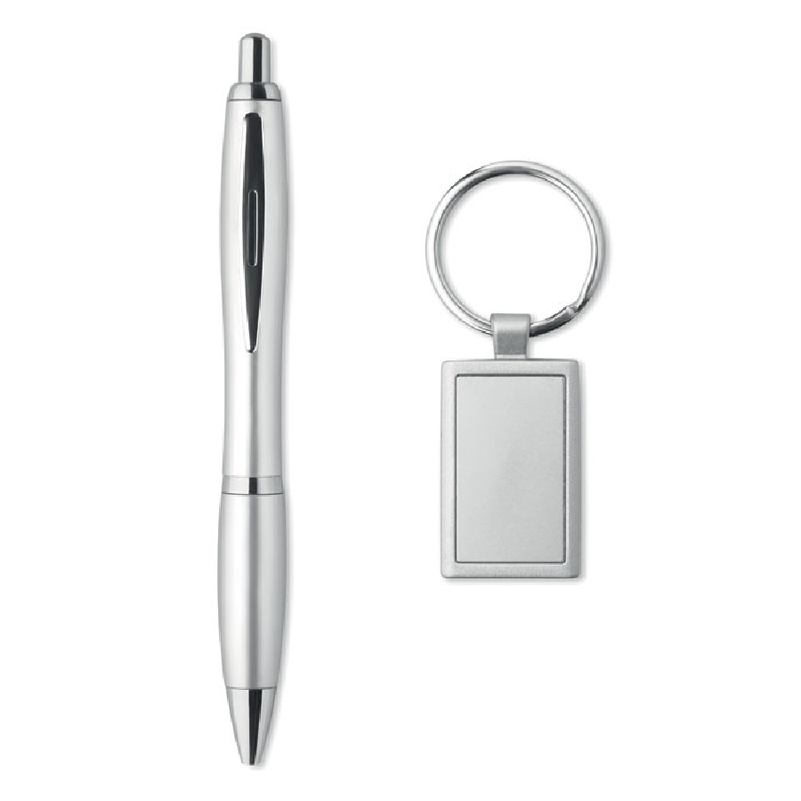 Długopis z breloczkiem KELLY KC7149-16 srebrny
