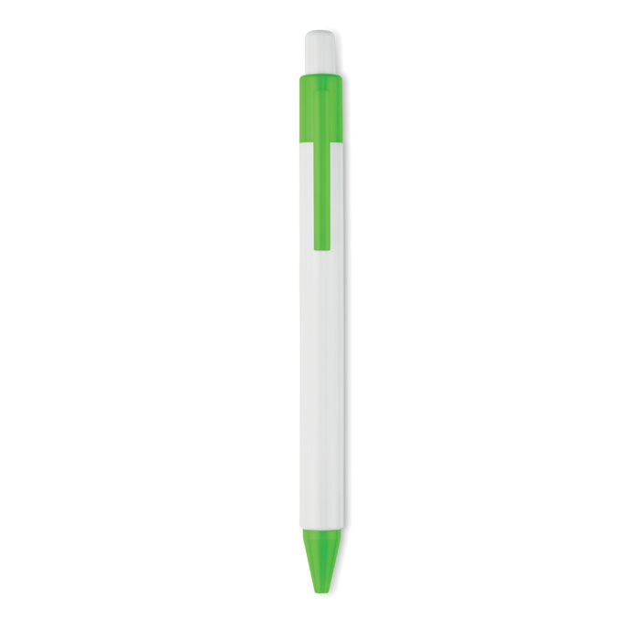 Długopis plastikowy CHUPI WHITE MO3361-48 limonka