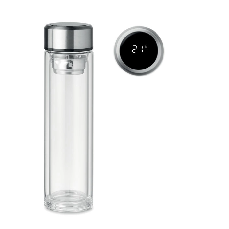 Butelka z termometrem na dotyk POLE GLASS MO6169-22