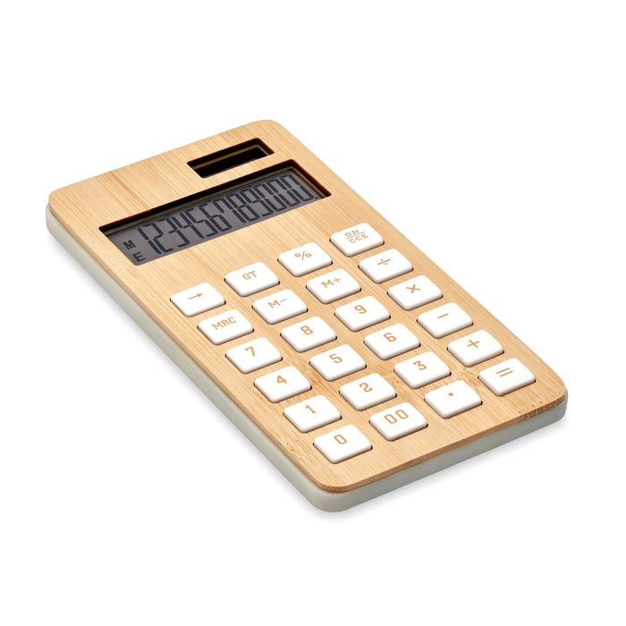12-cyfrowy kalkulator bambus CALCUBIM MO6216-40