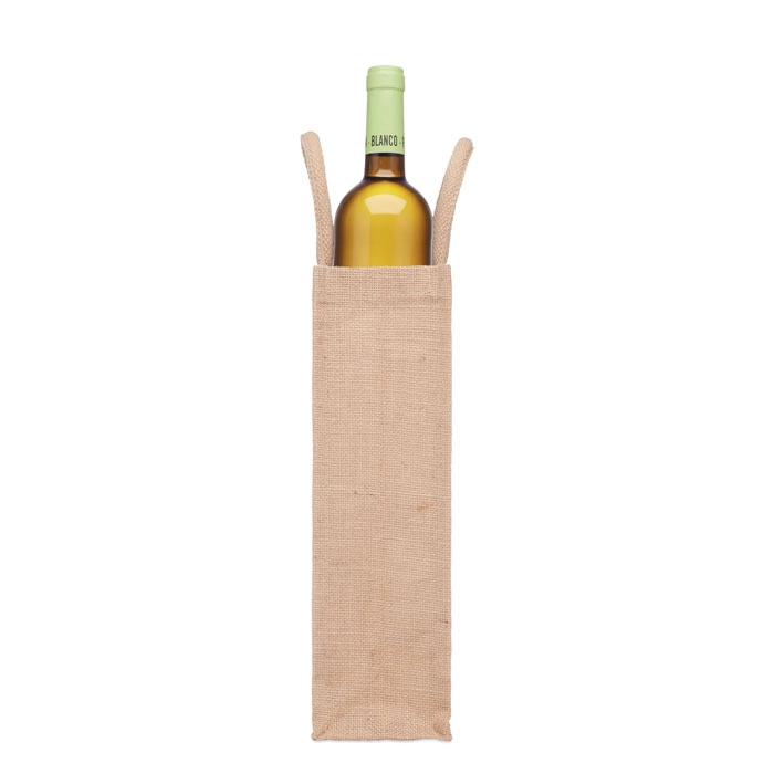 Jutowa torba na wino/1 butelka CAMPO DI VINO MO6258-13
