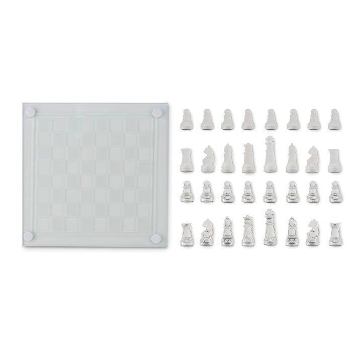 Szklany zestaw szachowy SCAGLASS MO6342-22