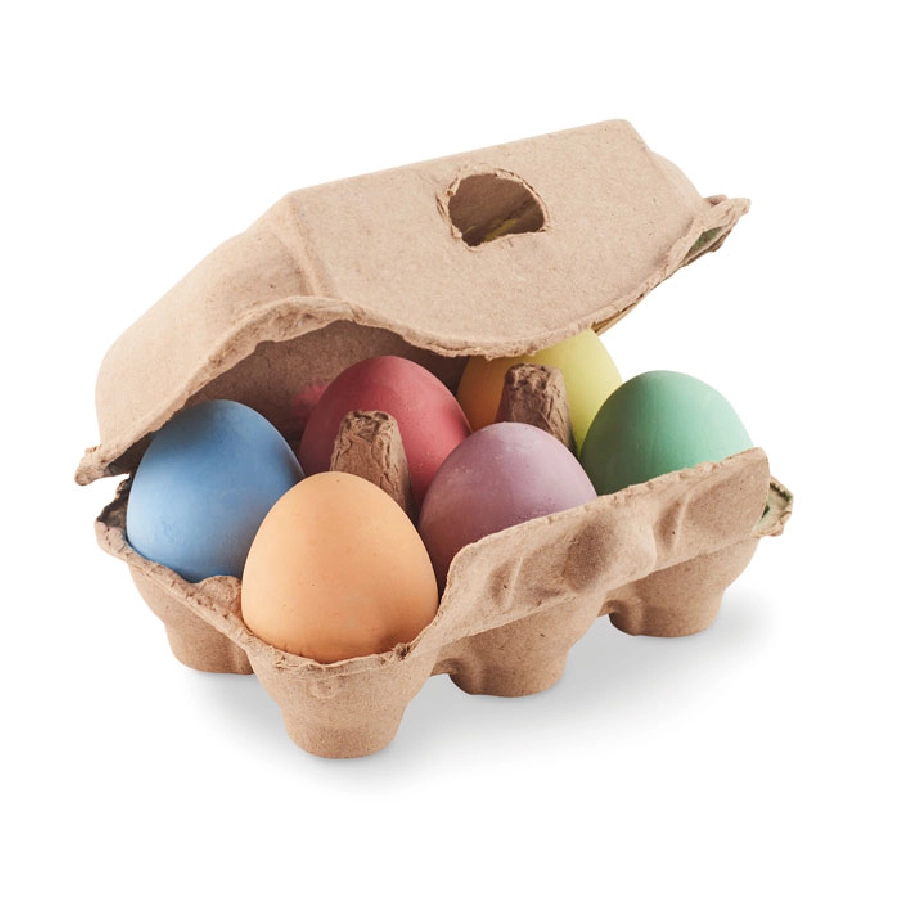 6 kredowych jajek w pudełku TAMAGO MO6479-13