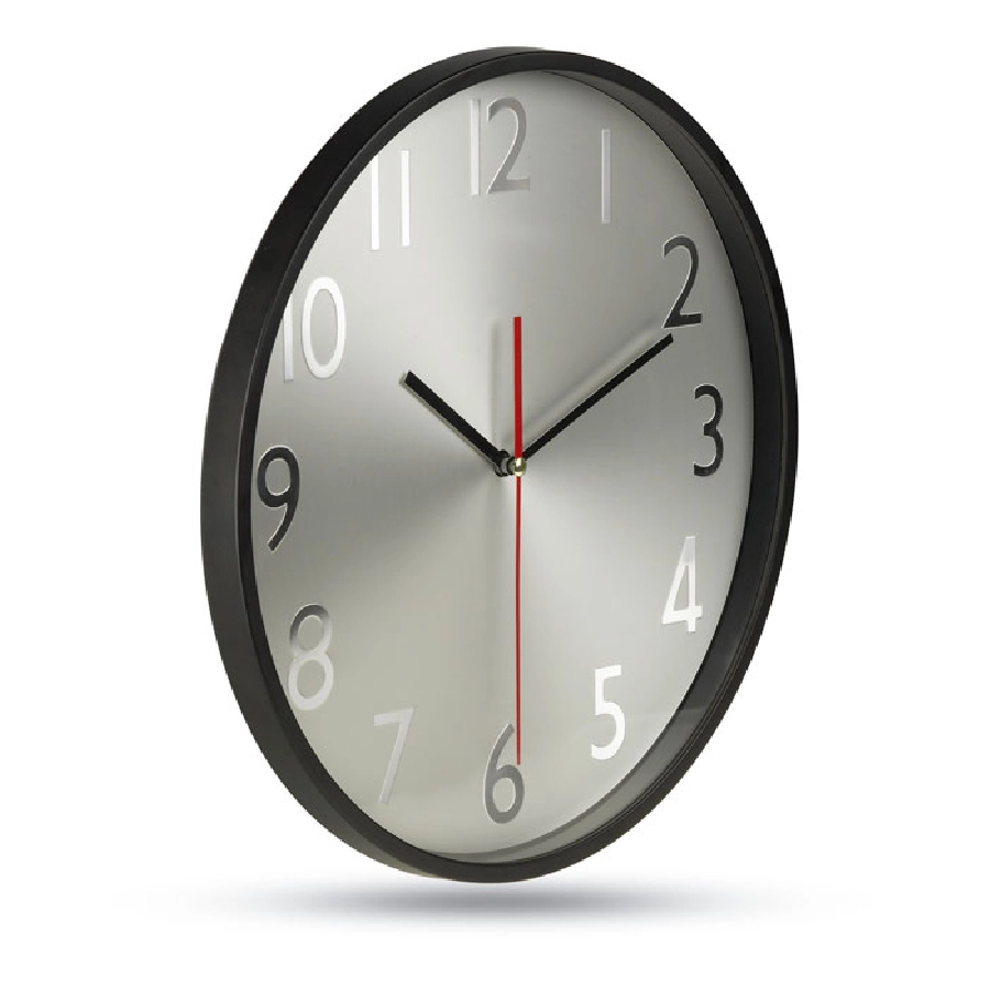 Duży zegar ścienny RONDO MO7503-03 czarny