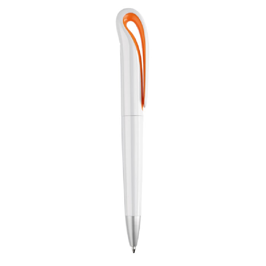 Przekręcany długopis ABS WHITESWAN MO7793-10 pomarańczowy