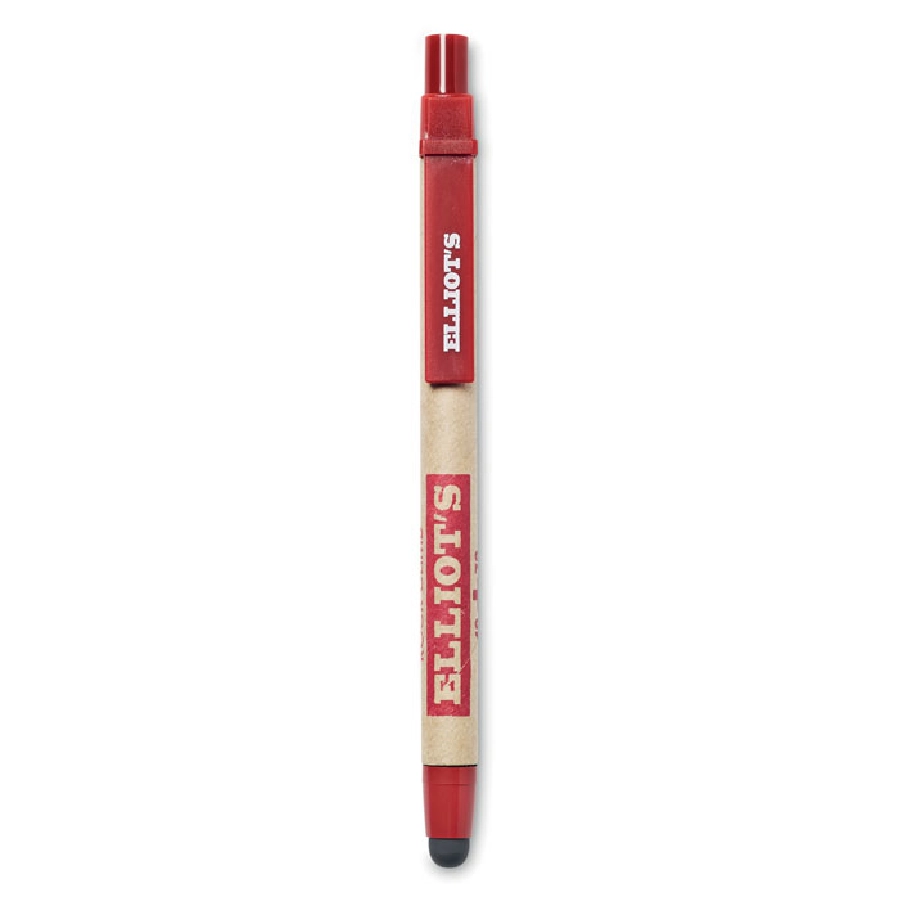 Dotykowy długopis z recyklingu RECYTOUCH MO8089-05 czerwony