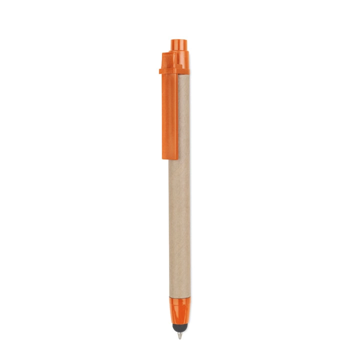 Dotykowy długopis z recyklingu RECYTOUCH MO8089-10 pomarańczowy