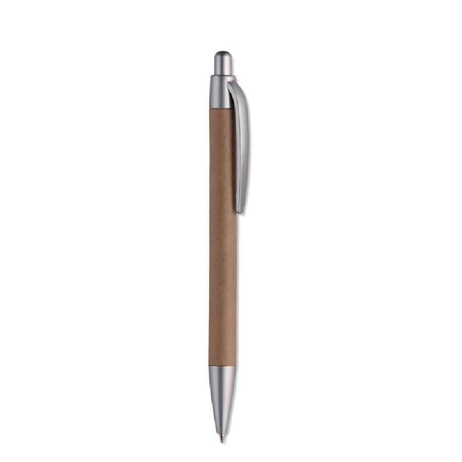 Długopis z kartonowym korpusem PUSHTON MO8105-16 srebrny
