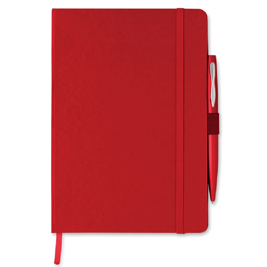 Notes A5 z długopisem NOTAPLUS MO8108-05 czerwony