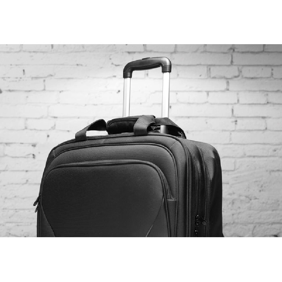 Biznesowa walizka na kółkach MACAU TROLLEY MO8384-03 czarny
