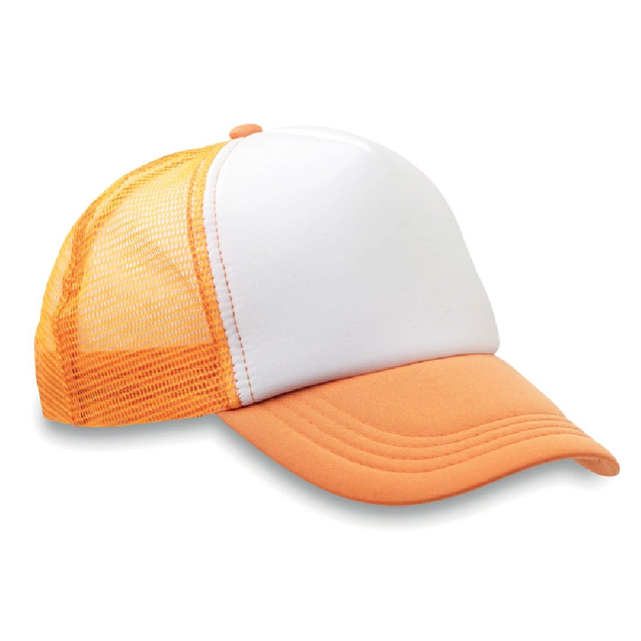 Czapka -bejsbolówka TRUCKER CAP MO8594-71 pomarańczowy