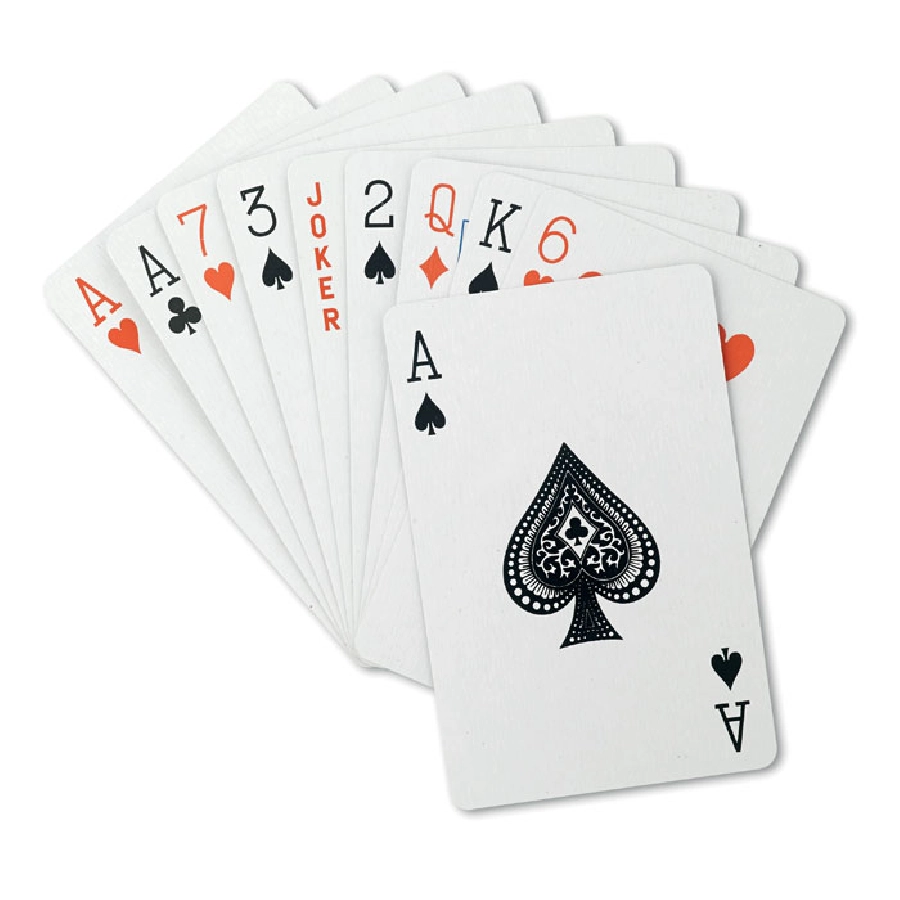 Karty do gry w pudełku ARUBA MO8614-04 niebieski