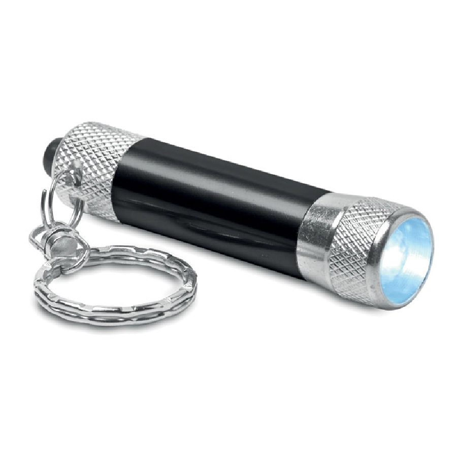 Aluminiowy brelok latarka ARIZO MO8622-03 czarny