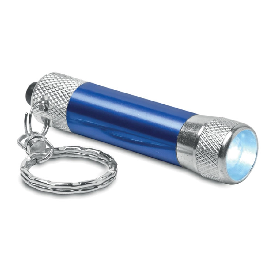Aluminiowy brelok latarka ARIZO MO8622-04 niebieski