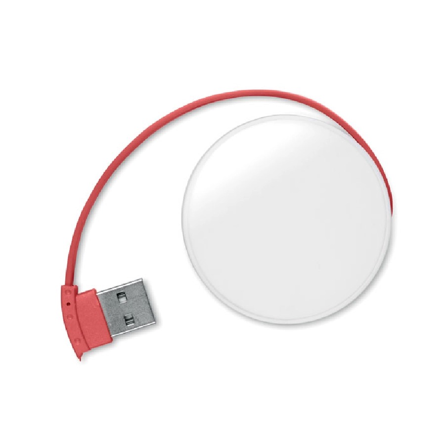 Rozdzielacz USB 4 porty ROUNDHUB MO8671-05 czerwony