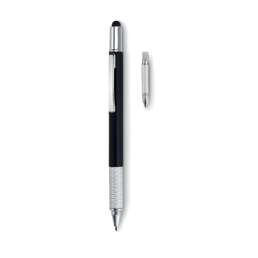 Długopis poziomica z linijką TOOLPEN MO8679-03 czarny