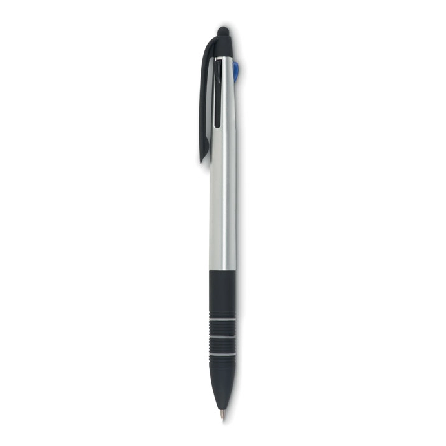 3-kolorowy długopis z rysikiem MULTIPEN MO8812-14 srebrny
