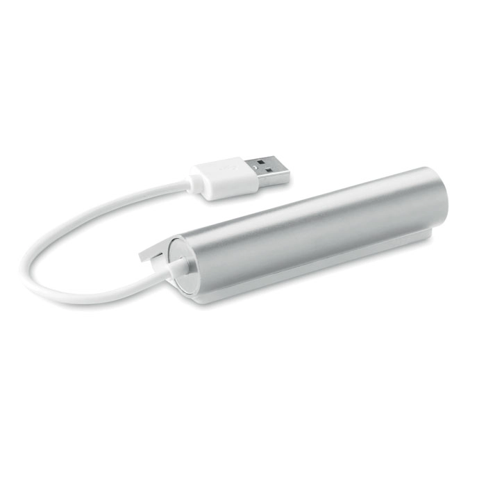 Hub USB ALUHUB MO8853-16 srebrny
