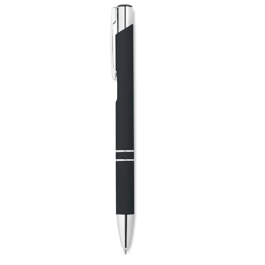 Długopis z gumowym wykończenie AOSTA MO8857-03 czarny