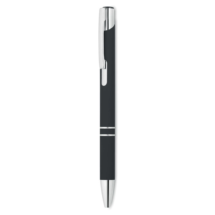 Długopis z gumowym wykończenie AOSTA MO8857-03 czarny