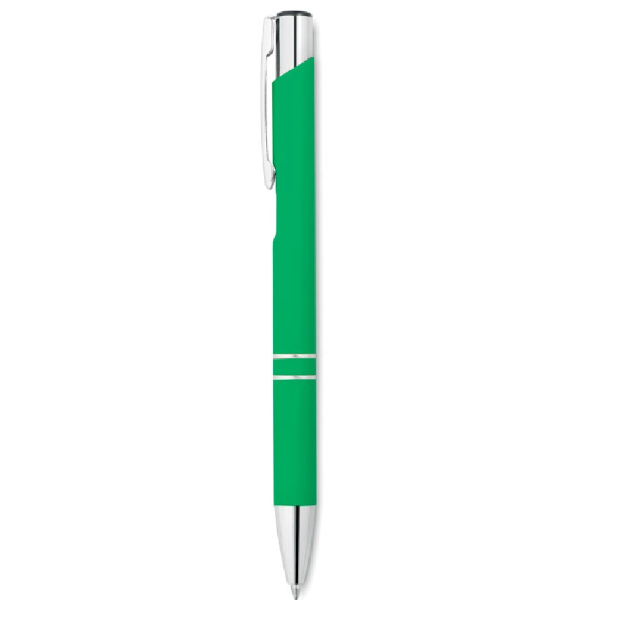 Długopis z gumowym wykończenie AOSTA MO8857-09 zielony