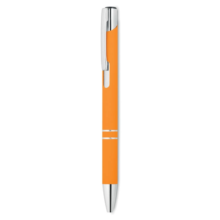 Długopis z gumowym wykończenie AOSTA MO8857-10 pomarańczowy
