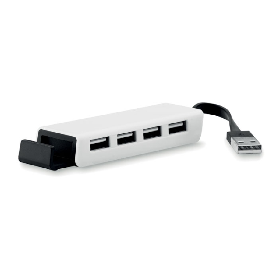 Hub USB / uchwyt na telefon SMARTHOLD MO8937-06 biały