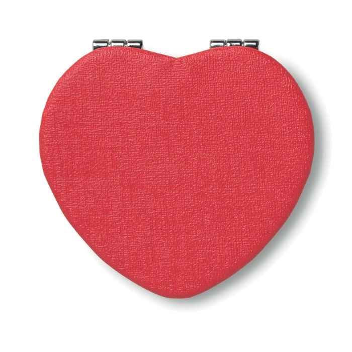 Lusterko w kształcie serca GLOW HEART MO8980-05 czerwony