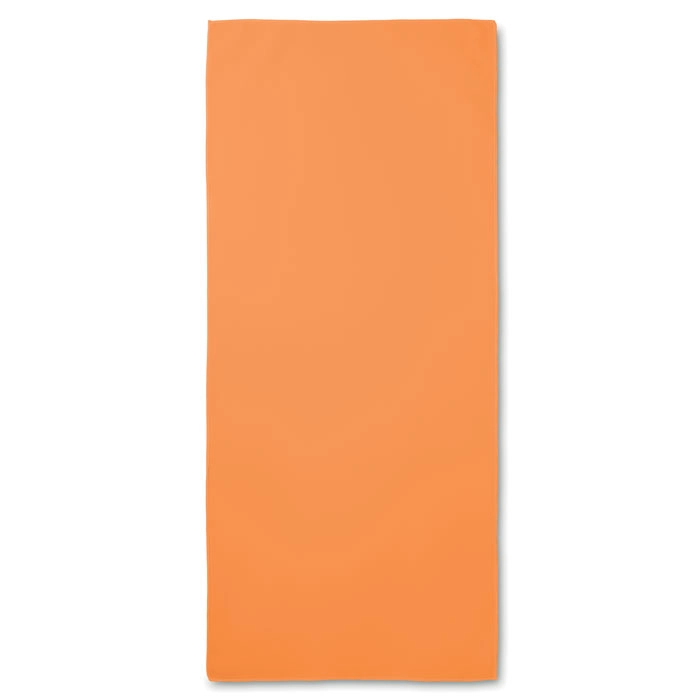 Ręcznik sportowy w woreczku TUKO MO9025-10 pomarańczowy