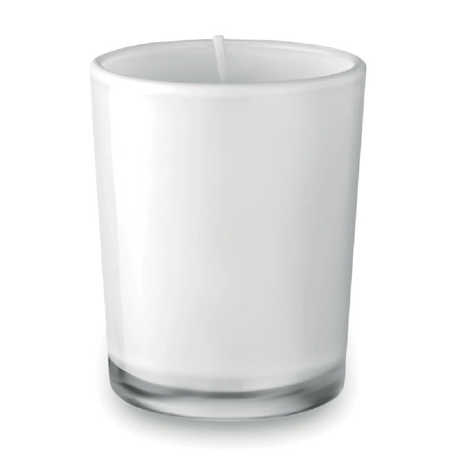 Mała szklana świeca SELIGHT MO9030-06 biały