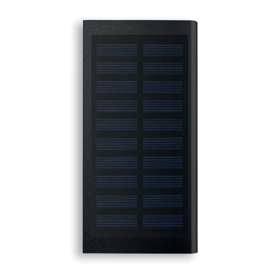Solarny power bank 8000 mAh SOLAR POWERFLAT MO9051-03 czarny