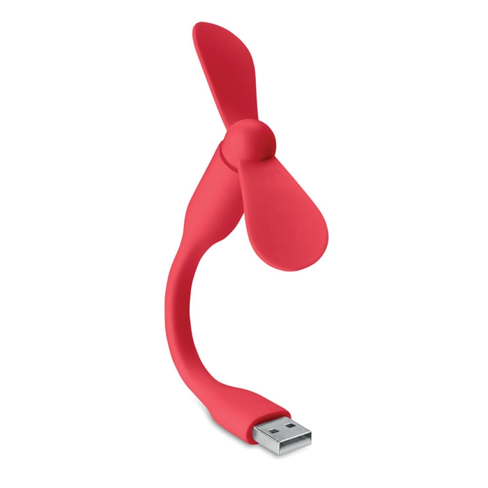 Przenośny wentylator USB TATSUMAKI MO9063-05 czerwony