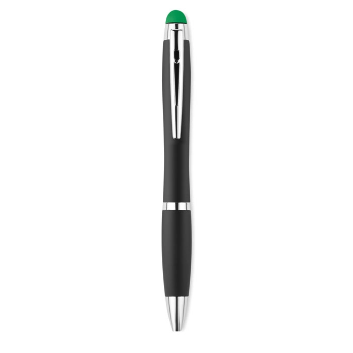 Długopis z podświetlanym logo RIOMATCH MO9340-09 zielony