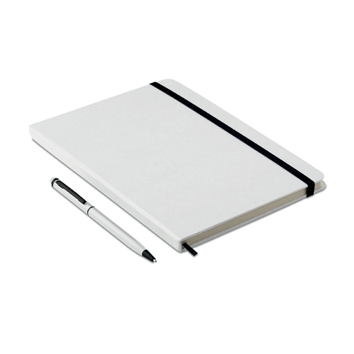 Zestaw notes z długopisem NEILO SET MO9348-06 biały