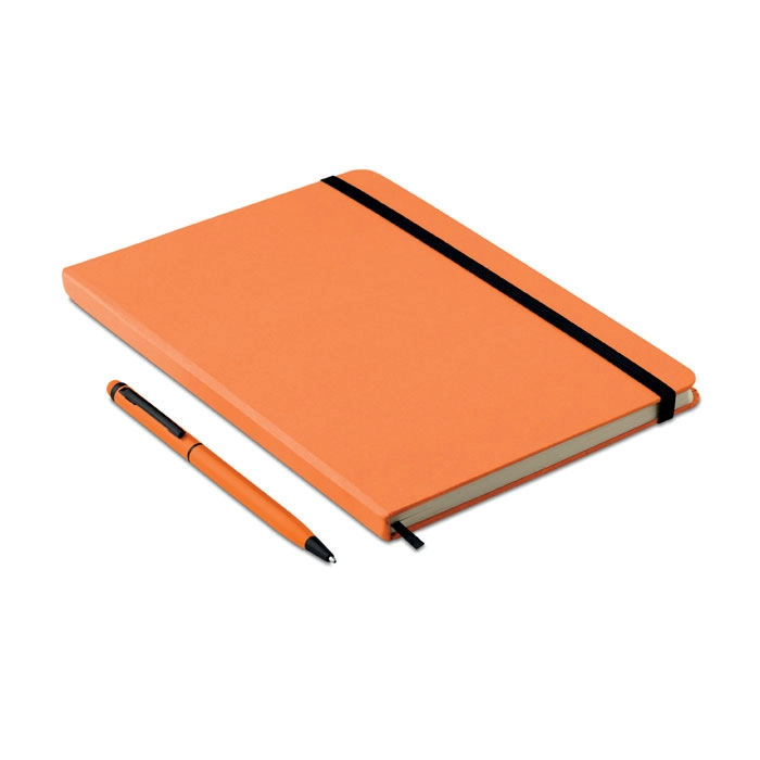 Zestaw notes z długopisem NEILO SET MO9348-10 pomarańczowy