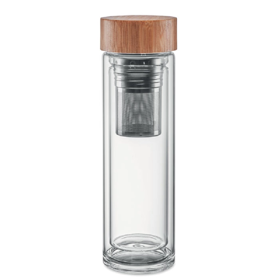 Butelka szklana 400ml BATUMI GLASS MO9420-22 transparentny